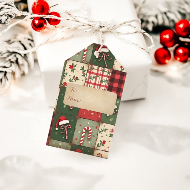 Etiqueta de regalo de candy cane para navidades (Subido por el creador)