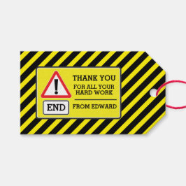 Etiqueta de regalo de chevron invitado fiesta de c