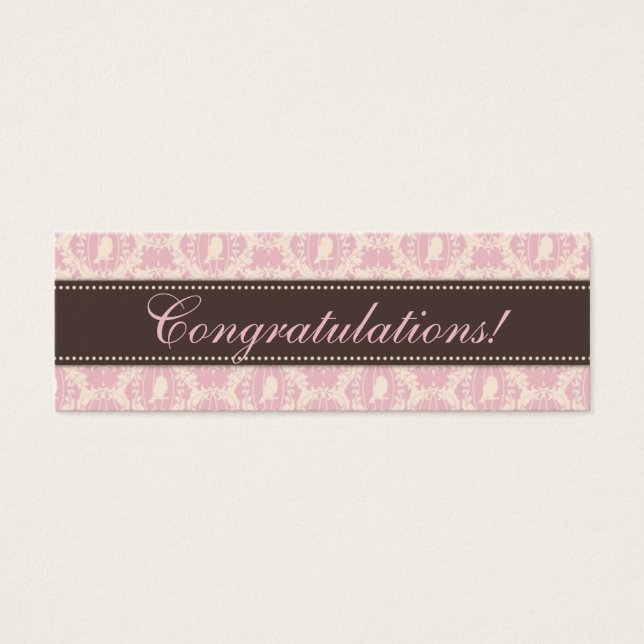 Etiqueta de regalo de Chica de tuits Skinny 3 (Frente)