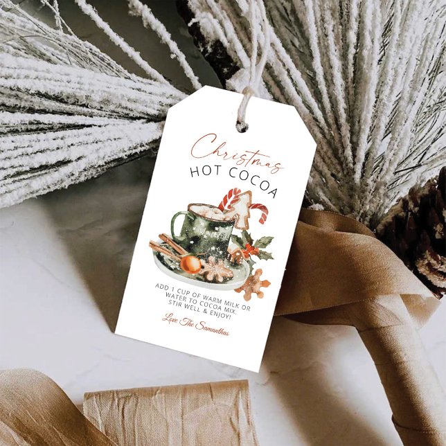 Etiqueta de Regalo de Chocolate Caliente para las  (Subido por el creador)