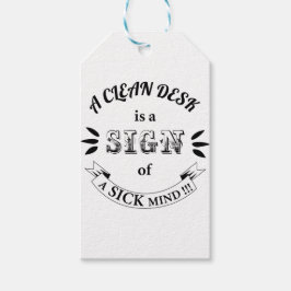 Etiqueta de regalo de citas divertidas de Escritor