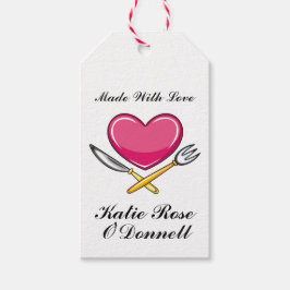 Etiqueta de regalo de cocina - SRF