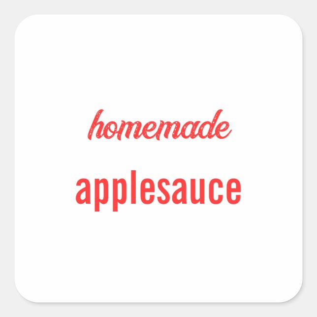 Etiqueta de regalo de comida casera Tarro de conse (Anverso)