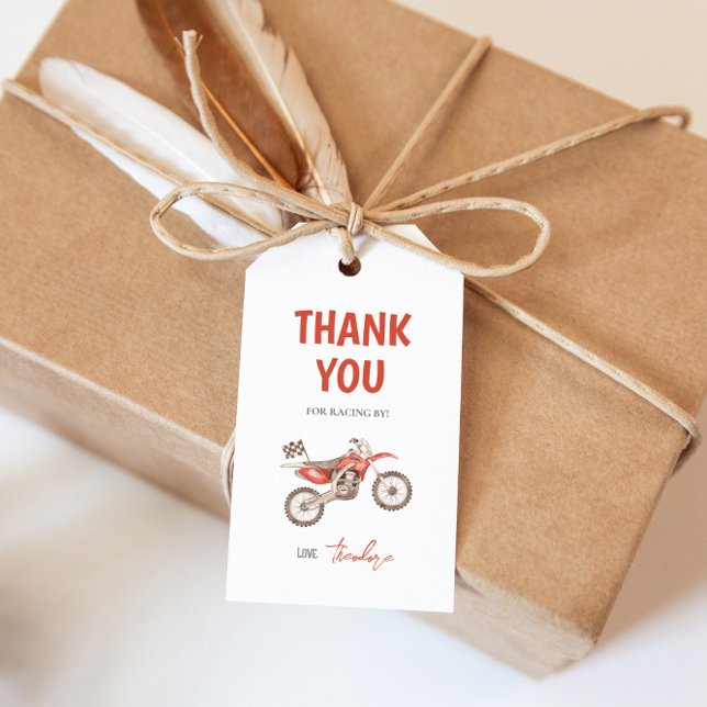 Etiqueta de regalo de cumpleaños de bicicleta de t (Subido por el creador)