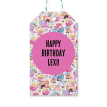 Etiqueta de regalo de cumpleaños de Honey Bee