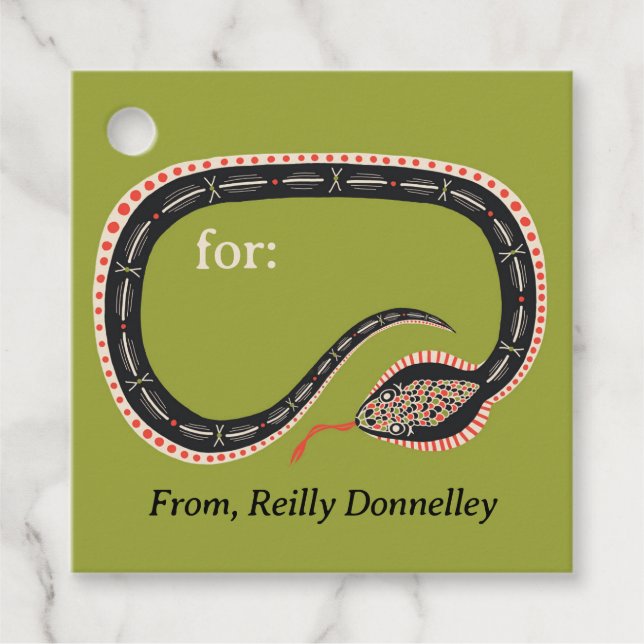 Etiqueta de regalo de cumpleaños de un niño que ha (Anverso)