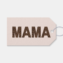 Etiqueta de regalo de cumpleaños en beige suave co