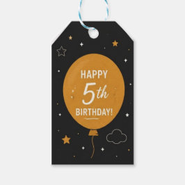 Etiqueta de regalo de cumpleaños feliz 5
