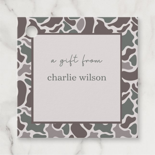 Etiqueta de regalo de cumpleaños para niños de cam (Anverso)