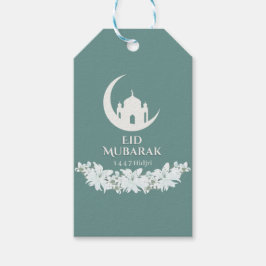 Etiqueta de regalo de Eid Mubarak 1447H Luna de me