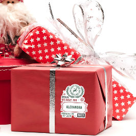 Etiqueta de regalo de entrega rápida para (nombre 