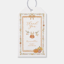 Etiqueta de regalo de favor de baby shower boho de