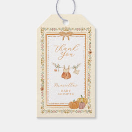 Etiqueta de regalo de favor de baby shower boho de