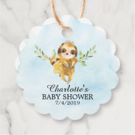 Etiqueta de regalo de favor de Baby Shower de ranu