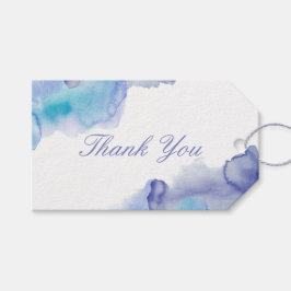 Etiqueta de regalo de favor de boda acuarela moder