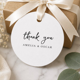 Etiqueta de regalo de favor de boda | Etiquetas de