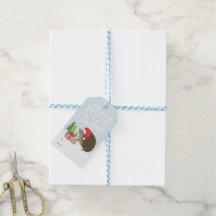 Etiqueta de regalo de Feliz Navidad