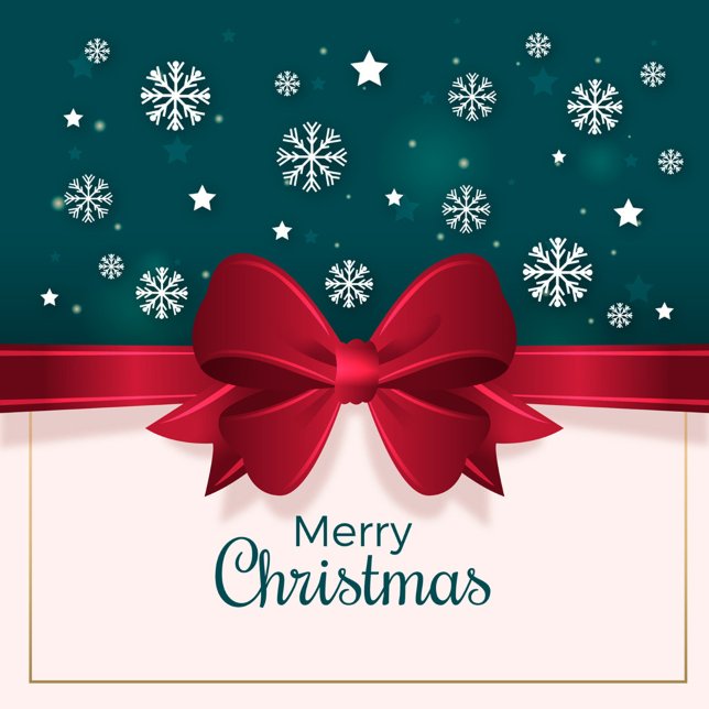 Etiqueta de regalo de Feliz Navidad (A Merry Christmas Gift Tag!)