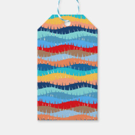 Etiqueta de regalo de fiesta Streamers