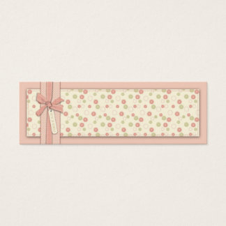 Etiqueta de regalo de floral floral Skinny Chica