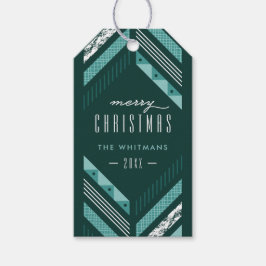 Etiqueta de regalo de foto de la banda de arenisca