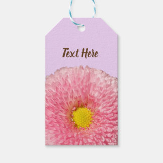 Etiqueta de regalo de foto Personalizado de flores