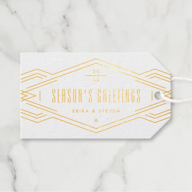 Etiqueta de regalo de fotos de vacaciones de la ba (Anverso (Horizontal))