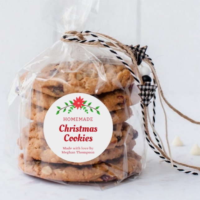 Etiqueta De Regalo De Galletas Caseras De Navidad (Subido por el creador)