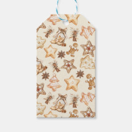 Etiqueta de regalo de galletas de Navidad