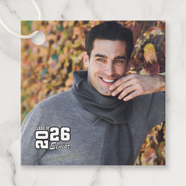 Etiqueta de regalo de graduado (Anverso)