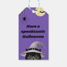 Etiqueta de regalo de Halloween