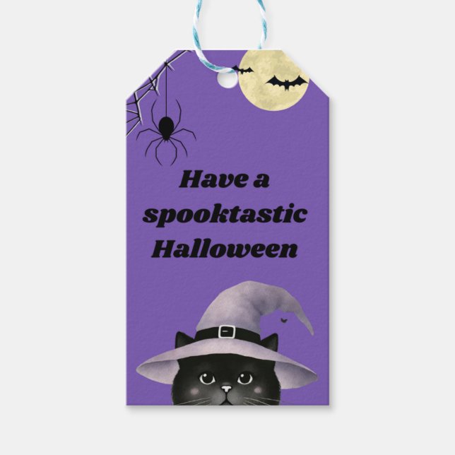 Etiqueta de regalo de Halloween (Anverso)