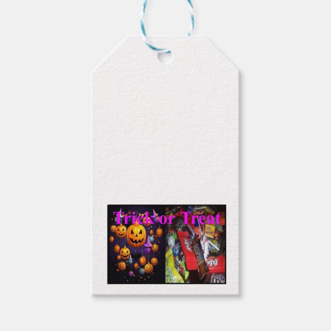 Etiqueta de regalo de Halloween (Anverso)