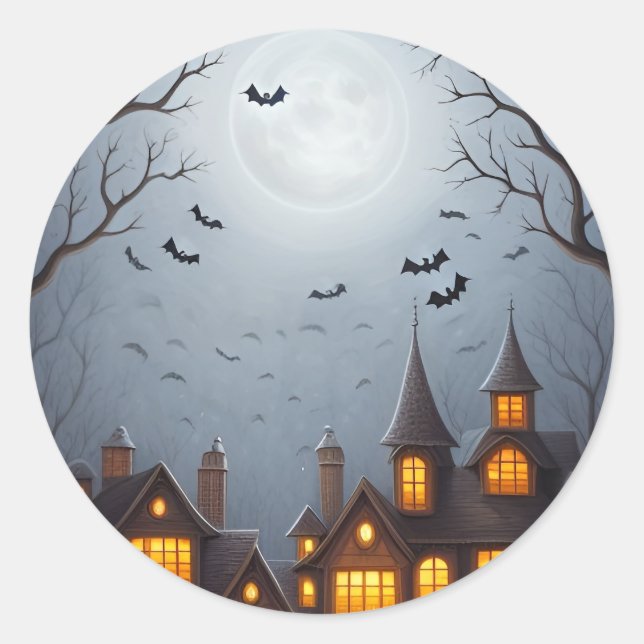 Etiqueta de regalo de Halloween (Anverso)