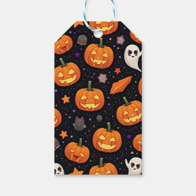 Etiqueta de regalo de Halloween (Anverso)