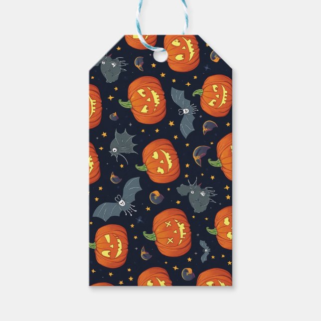 etiqueta de regalo de halloween (Anverso)