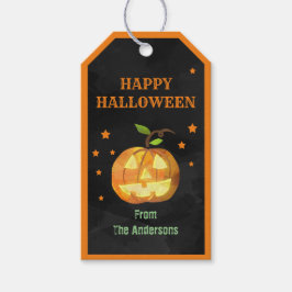 Etiqueta de regalo de Halloween