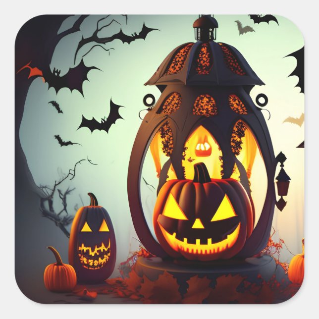 Etiqueta de regalo de Halloween (Anverso)