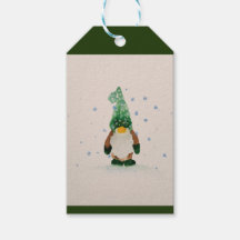 Etiqueta de regalo de invierno de Alaskan