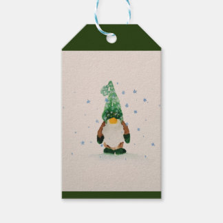 Etiqueta de regalo de invierno de Alaskan