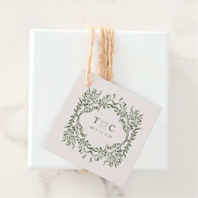 Etiqueta de regalo de jardín de salchicha Etiqueta (In situ)