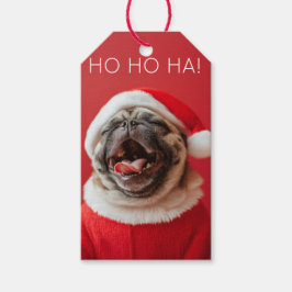 Etiqueta de regalo de Jolly Pug