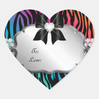 Etiqueta de regalo de joyería Salón de arco iris d