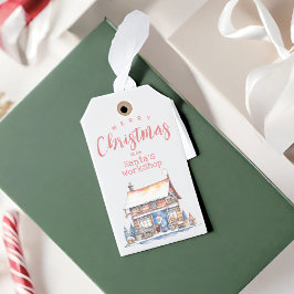 Etiqueta de regalo de la familia del taller de Wat