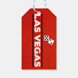 Etiqueta de regalo de Las Vegas