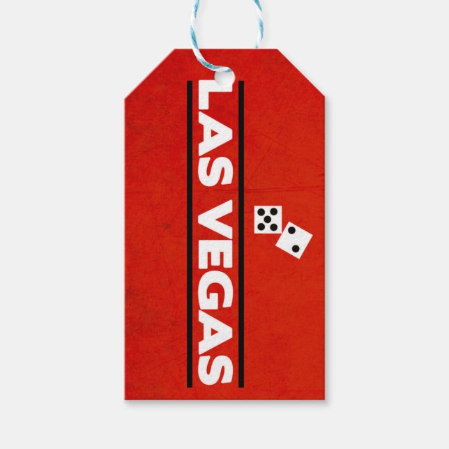 Etiqueta de regalo de Las Vegas (Anverso)