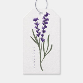 Etiqueta de regalo de Lavender