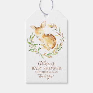 Etiqueta de regalo de Little Deer Baby Shower Favo