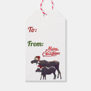 Etiqueta de regalo de los Navidades