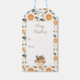 Etiqueta de regalo de los Navidades de hidrógeno d